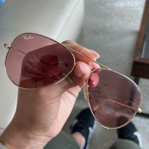Pink Ray Ban Aviators